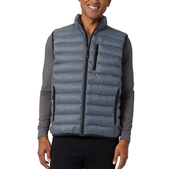 New! 32 Degrees Quilted Stand-up Collar Lightweight Warmth Full Zip Vest - Picture 1 of 8